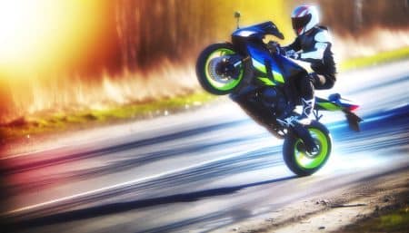 Réussir un wheelie : astuces pour impressionner en moto